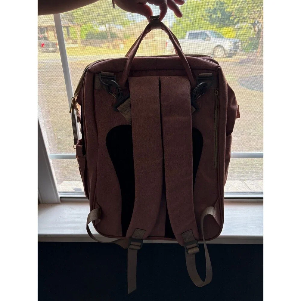 HOTBEST Diaper Bag Backpack Large Baby Nappy Changing Bag w Pullout Station